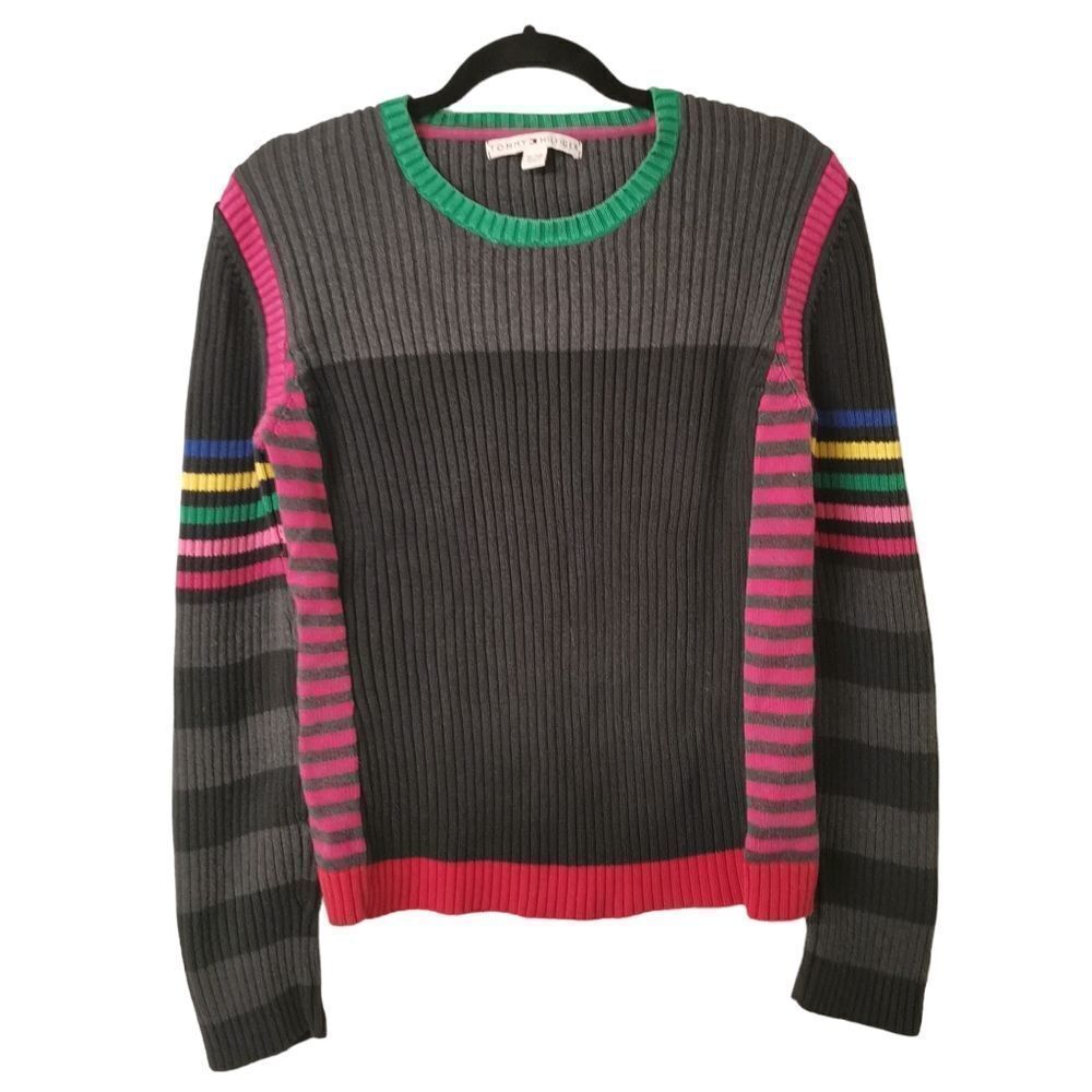 Unisex Vintage Rainbow Tommy Hilfiger Sweater